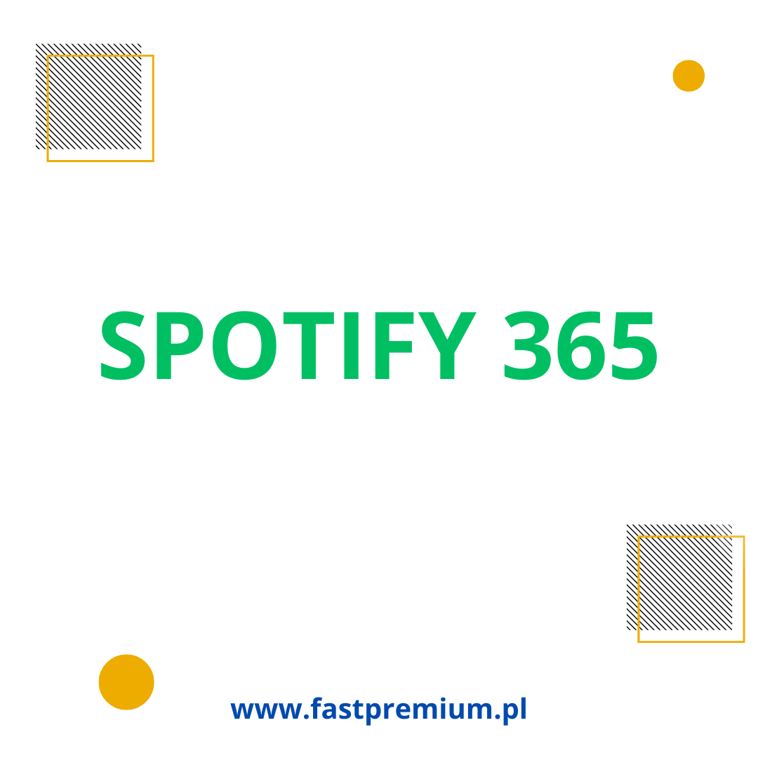 Spotify Premium konto na rok - dostęp do konta Premium na 12 miesięcy
